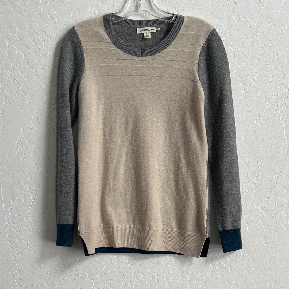 Toad&Co Color Block knit Sweater